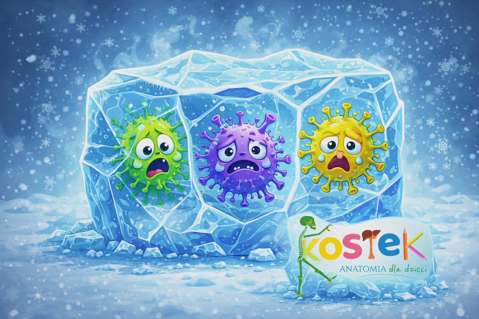 Mróz, lód, chłód i bakterie…